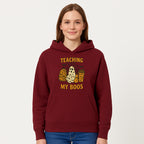 Teaching My Boos Halloween Ghosts & Leopard Print Backpack T-Shirt, Cute Teacher Gift for Kids, Spooky Season Apparel - Hoodie 1758093386503.jpg