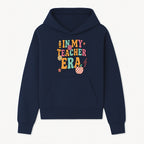 In My Teacher Era Graphic Tee - Retro Style with Happy Faces and School Elements, Perfect for Educators - Hoodie 1758093386607.jpg