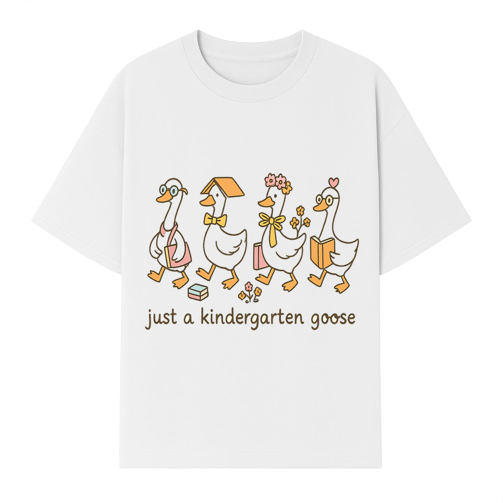 Just a Kindergarten Goose Funny Duck Design for Kids' Apparel and Accessories - T-shirt 1758093386632.jpg