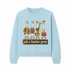 Teacher Goose Art Print | Cute Teacher Gift | Whimsical Classroom Decor | Fun Educational Decor | Nursery Wall Art - Sweatshirt 1758093387091.jpg