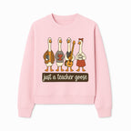 Teacher Goose Art Print | Cute Teacher Gift | Whimsical Classroom Decor | Fun Educational Decor | Nursery Wall Art - Sweatshirt 1758093387241.jpg