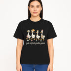 First Grade Goose Ducks Graphic Tee, Cute Animals T-Shirt for Kids, Back to School Apparel, Educational Humor Design - T-shirt 1758093387345.jpg