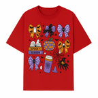 Halloween-Themed Stickers Set - Spooky Season Bows, Pumpkins, Ghosts, and Spider Design for Party Decor and Crafting Projects - T-shirt 1758093387523.jpg