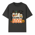 Teaching My Boos Halloween Ghosts Graphic Tee, Cute Witch Ghosts, Spooky Fun, Fall Apparel for Kids and Adults - T-shirt 1758093387710.jpg