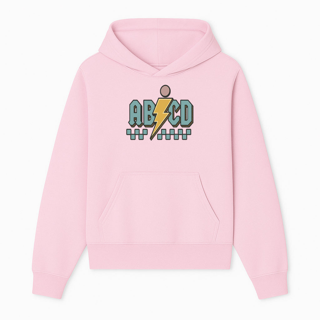 Colorful ABCD Lightning Bolt Graphic Tee for Kids - Fun, Educational, and Stylish Clothing - Hoodie 1758093388055.jpg