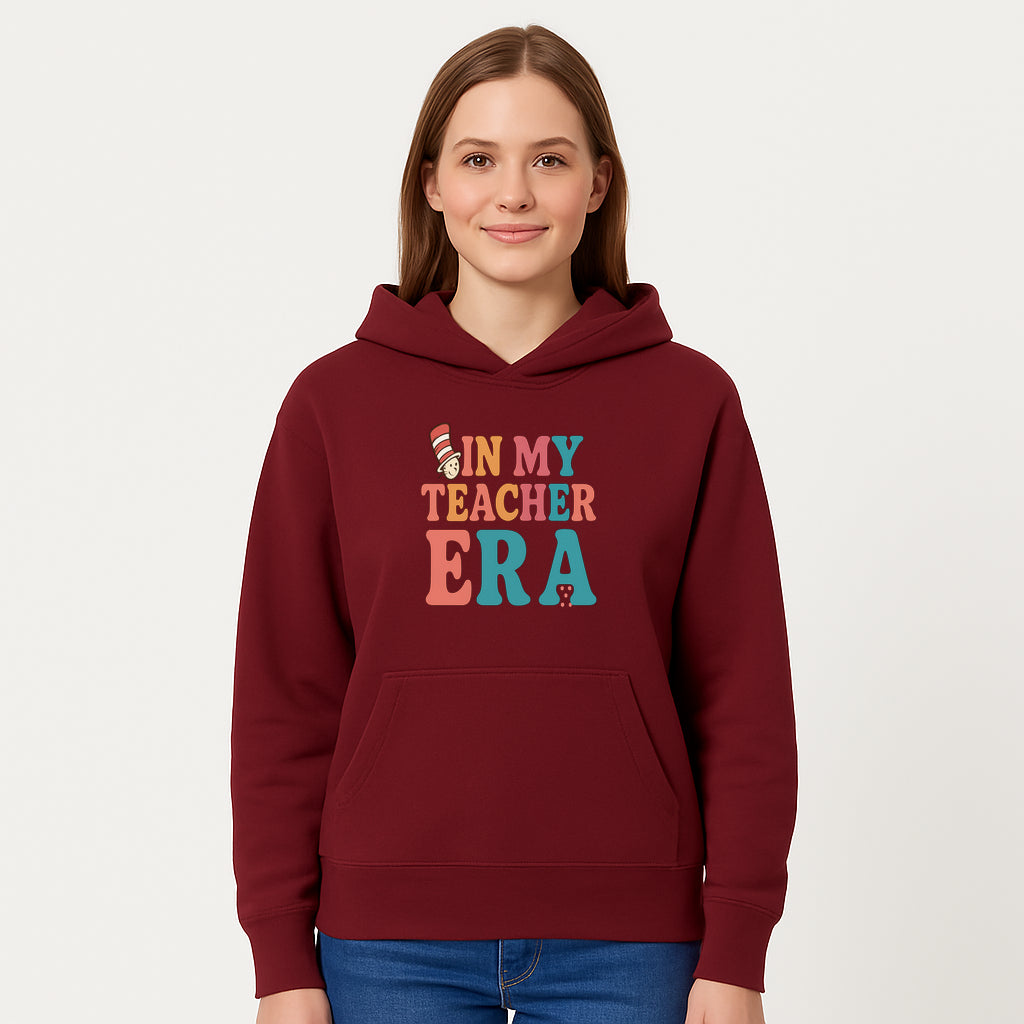 In My Teacher Era Colorful Classroom Decor Graphic Tee for Teachers - Fun Teaching Appreciation Gift - Hoodie 1758093388097.jpg