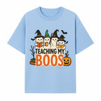 Teaching My Boos Halloween Ghosts Graphic Tee, Cute Witch Ghosts, Spooky Fun, Fall Apparel for Kids and Adults - T-shirt 1758093388207.jpg