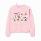 Silly Teachers Build Character - Cute Duck Illustration, Educational Gift, Fun Classroom Decor, Teacher Appreciation, Kids Learning - Sweatshirt 1758093388270.jpg