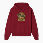 Teach Love Inspire Wall Art with Sunflowers - Motivational Home Decor for Teachers and Educators, Positive Vibes Decor - Hoodie 1758093388663.jpg