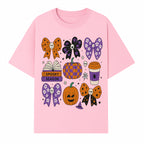 Halloween Stickers Set - Spooky Season, Pumpkins, Bows, Coffee, Flowers, Cute Skulls - Fun Fall Decor for Scrapbooking & Crafts - T-shirt 1758093388885.jpg