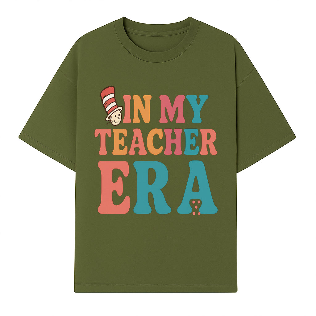 In My Teacher Era Colorful Classroom Decor Graphic Tee for Teachers - Fun Teaching Appreciation Gift - T-shirt 1758093388908.jpg