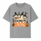 Teaching My Boos Halloween Ghosts Graphic Tee, Cute Witch Ghosts, Spooky Fun, Fall Apparel for Kids and Adults - T-shirt 1758093389013.jpg