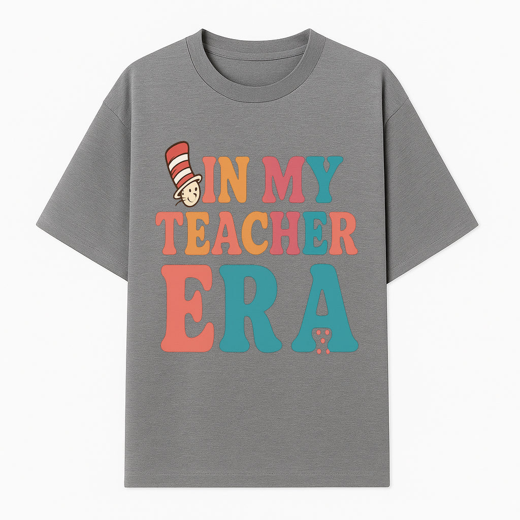 In My Teacher Era Colorful Classroom Decor Graphic Tee for Teachers - Fun Teaching Appreciation Gift - T-shirt 1758093389083.jpg