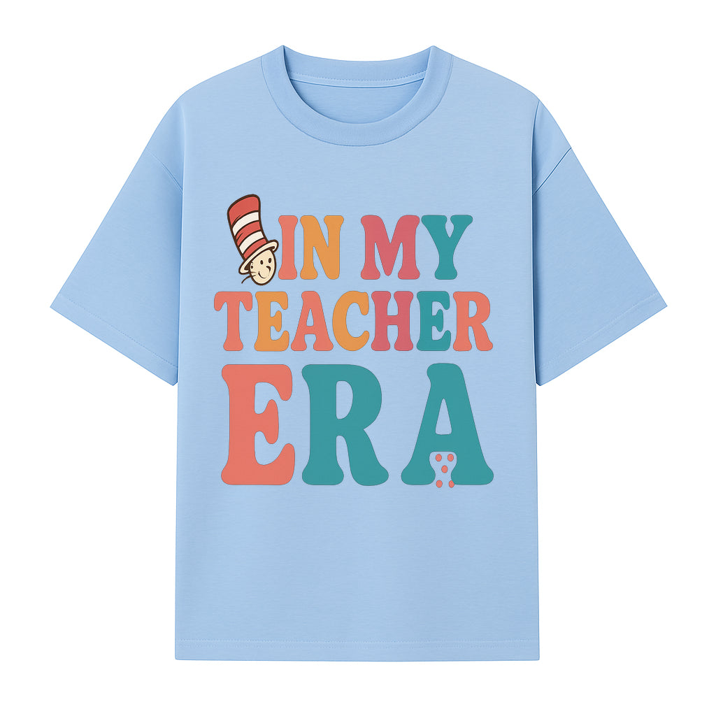 In My Teacher Era Colorful Classroom Decor Graphic Tee for Teachers - Fun Teaching Appreciation Gift - T-shirt 1758093389309.jpg