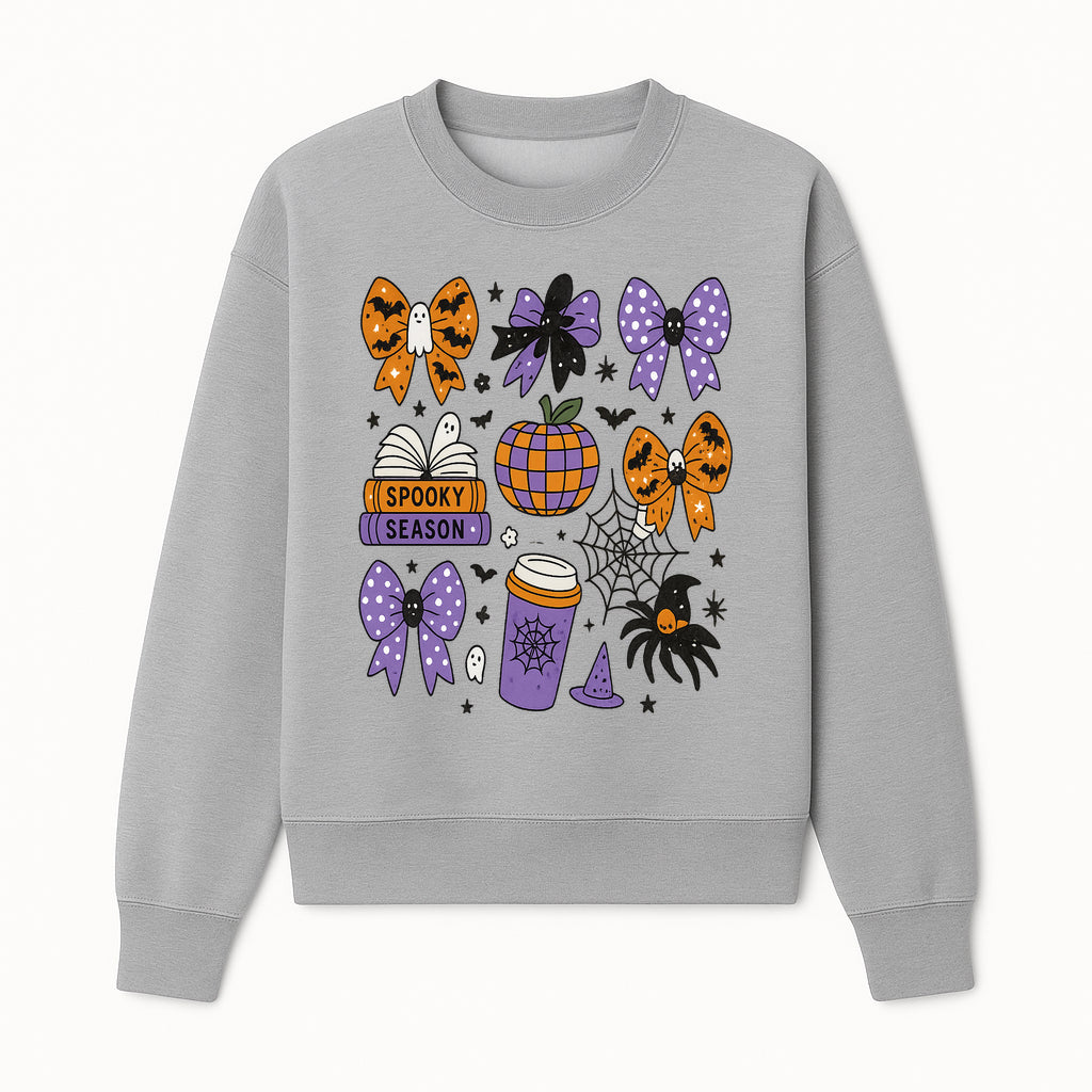 Halloween-Themed Stickers Set - Spooky Season Bows, Pumpkins, Ghosts, and Spider Design for Party Decor and Crafting Projects - Sweatshirt 1758093389389.jpg