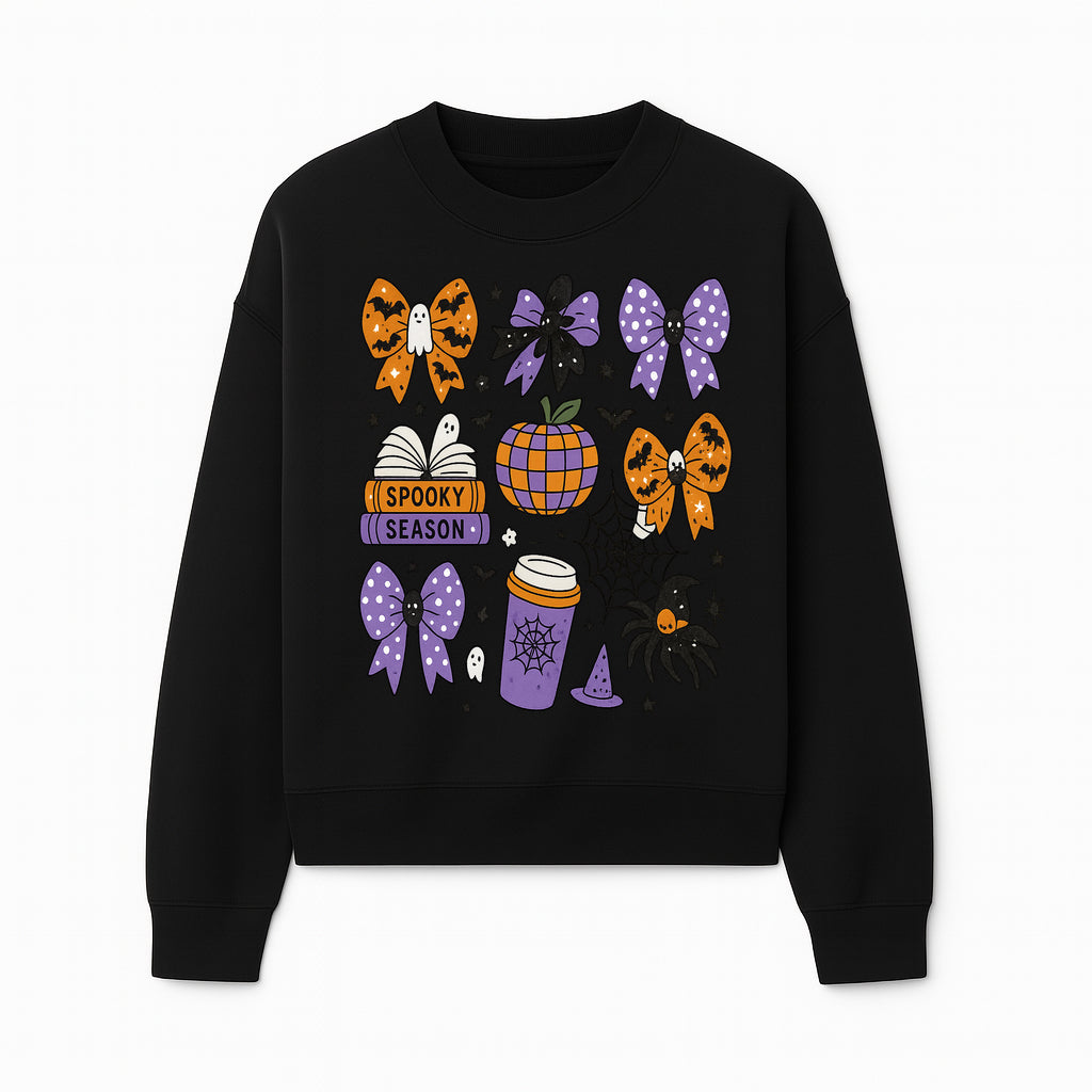 Halloween-Themed Stickers Set - Spooky Season Bows, Pumpkins, Ghosts, and Spider Design for Party Decor and Crafting Projects - Sweatshirt 1758093389525.jpg