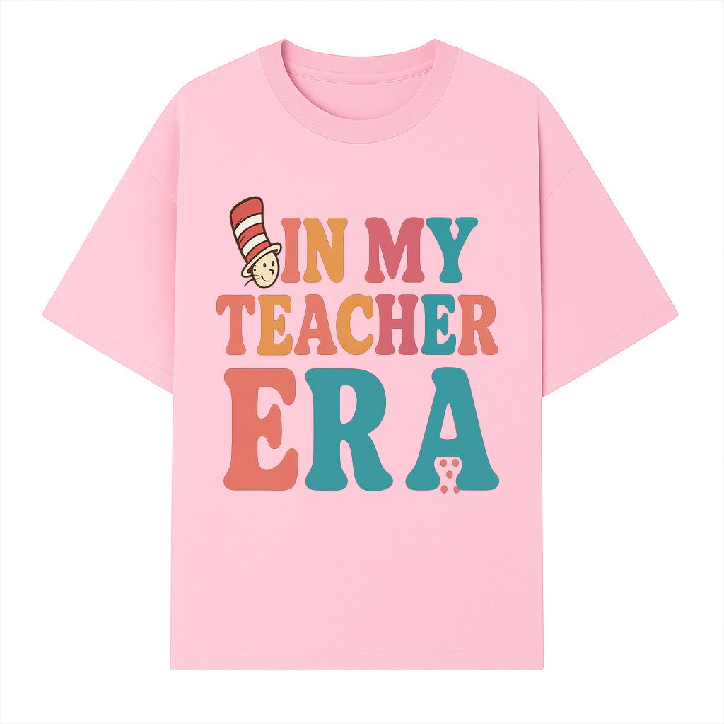 In My Teacher Era Colorful Classroom Decor Graphic Tee for Teachers - Fun Teaching Appreciation Gift - T-shirt 1758093389549.jpg