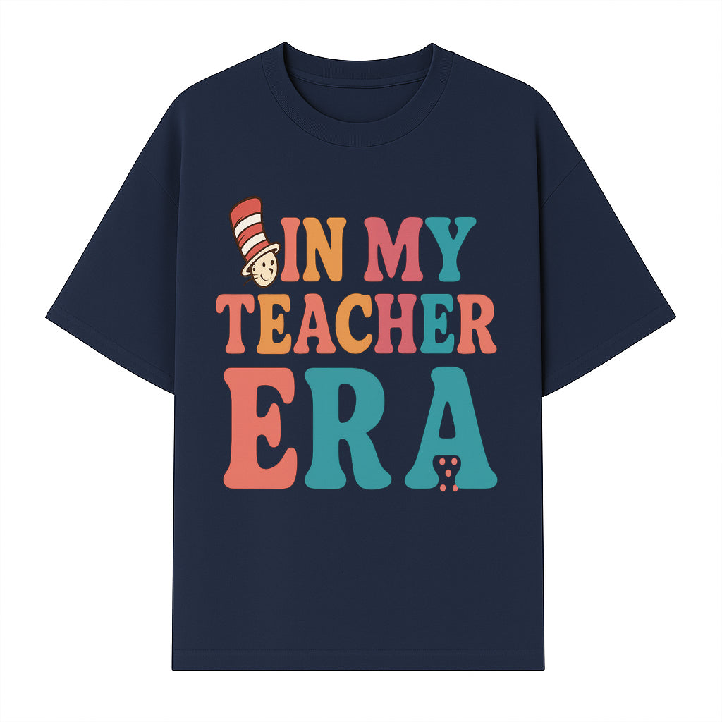 In My Teacher Era Colorful Classroom Decor Graphic Tee for Teachers - Fun Teaching Appreciation Gift - T-shirt 1758093389885.jpg