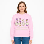 Silly Teachers Build Character - Cute Duck Illustration, Educational Gift, Fun Classroom Decor, Teacher Appreciation, Kids Learning - Sweatshirt 1758093390508.jpg