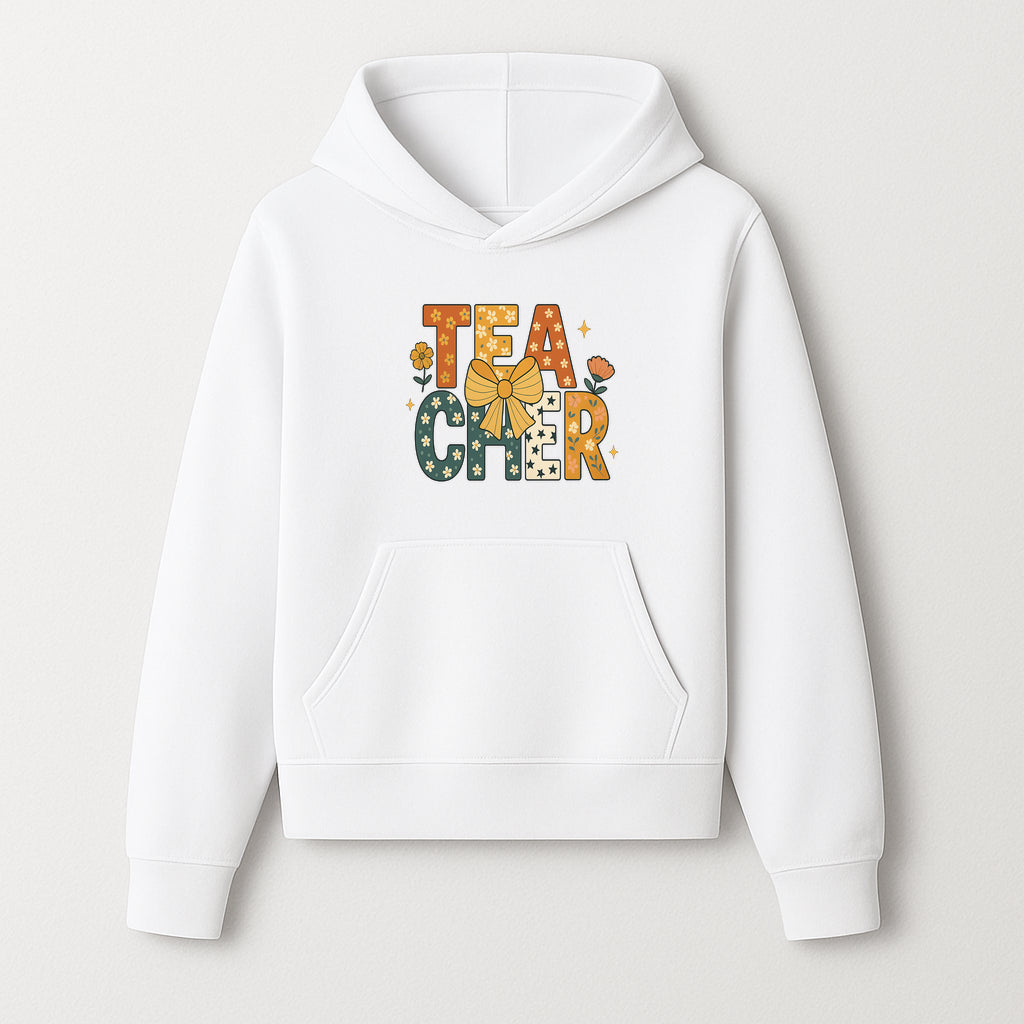 Floral Teacher Appreciation Art Print with Ribbon - Cute Gifts for Educators and Classroom Decor - Hoodie 1758093390603.jpg