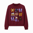 Halloween-Themed Stickers Set - Spooky Season Bows, Pumpkins, Ghosts, and Spider Design for Party Decor and Crafting Projects - Sweatshirt 1758093390715.jpg