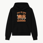 Fall in Love with Learning: Cute Pumpkin & Leaf Character Autumn School Decor - Hoodie 1758093391247.jpg