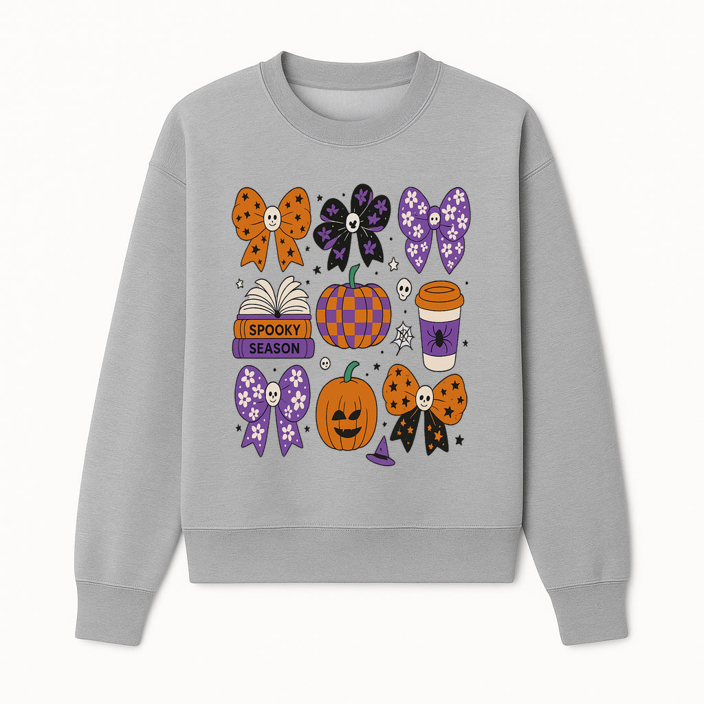 Halloween Stickers Set - Spooky Season, Pumpkins, Bows, Coffee, Flowers, Cute Skulls - Fun Fall Decor for Scrapbooking & Crafts - Sweatshirt 1758093391354.jpg