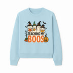 Teaching My Boos Halloween Ghosts Graphic Tee, Cute Witch Ghosts, Spooky Fun, Fall Apparel for Kids and Adults - Sweatshirt 1758093391546.jpg