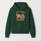 Fall in Love with Learning: Cute Pumpkin & Leaf Character Autumn School Decor - Hoodie 1758093391607.jpg