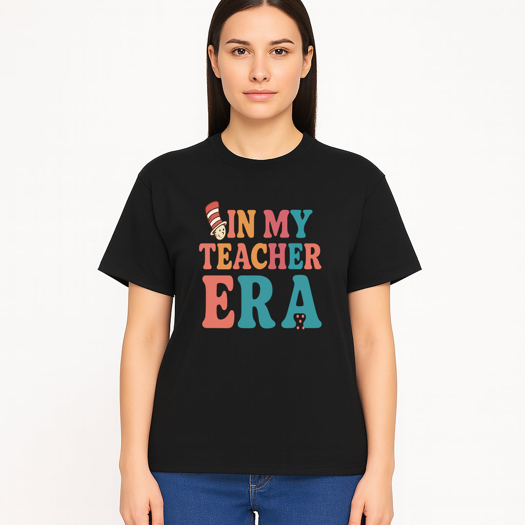 In My Teacher Era Colorful Classroom Decor Graphic Tee for Teachers - Fun Teaching Appreciation Gift - T-shirt 1758093391843.jpg