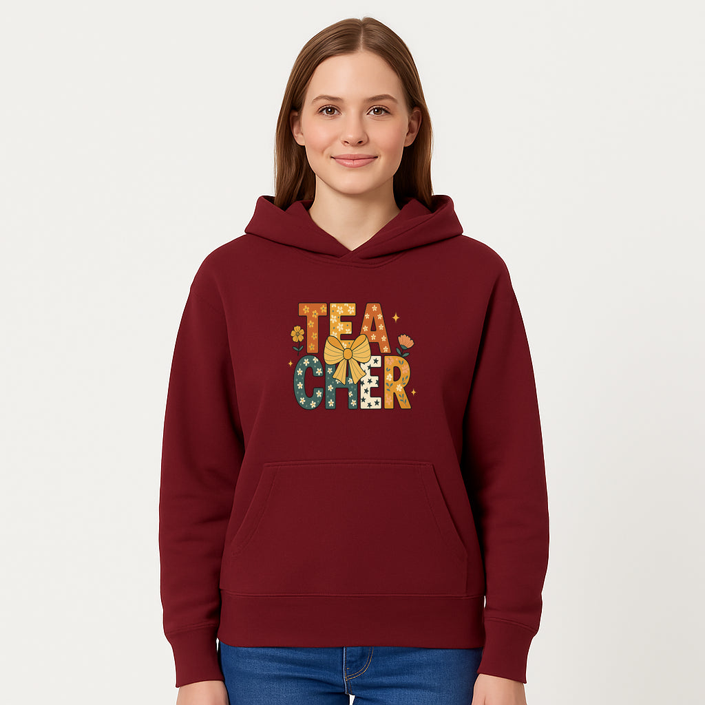 Floral Teacher Appreciation Art Print with Ribbon - Cute Gifts for Educators and Classroom Decor - Hoodie 1758093391971.jpg