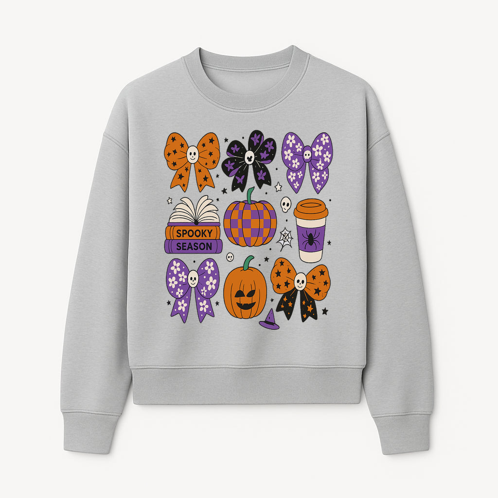 Halloween Stickers Set - Spooky Season, Pumpkins, Bows, Coffee, Flowers, Cute Skulls - Fun Fall Decor for Scrapbooking & Crafts - Sweatshirt 1758093392085.jpg