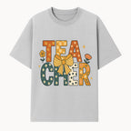 Floral Teacher Appreciation Art Print with Ribbon - Cute Gifts for Educators and Classroom Decor - T-shirt 1758093392153.jpg
