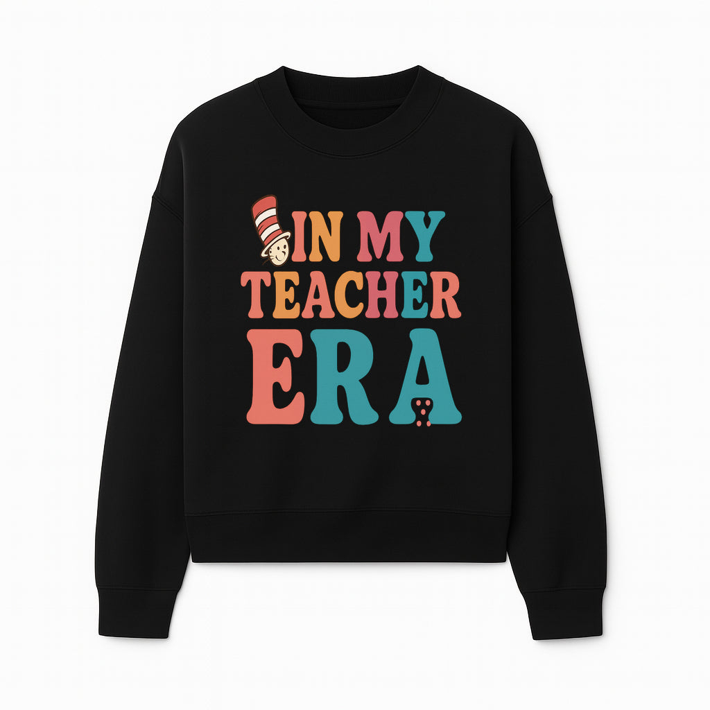 In My Teacher Era Colorful Classroom Decor Graphic Tee for Teachers - Fun Teaching Appreciation Gift - Sweatshirt 1758093392223.jpg