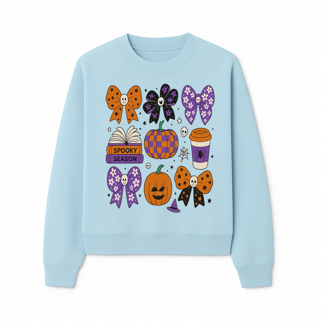 Halloween Stickers Set - Spooky Season, Pumpkins, Bows, Coffee, Flowers, Cute Skulls - Fun Fall Decor for Scrapbooking & Crafts - Sweatshirt 1758093392241.jpg