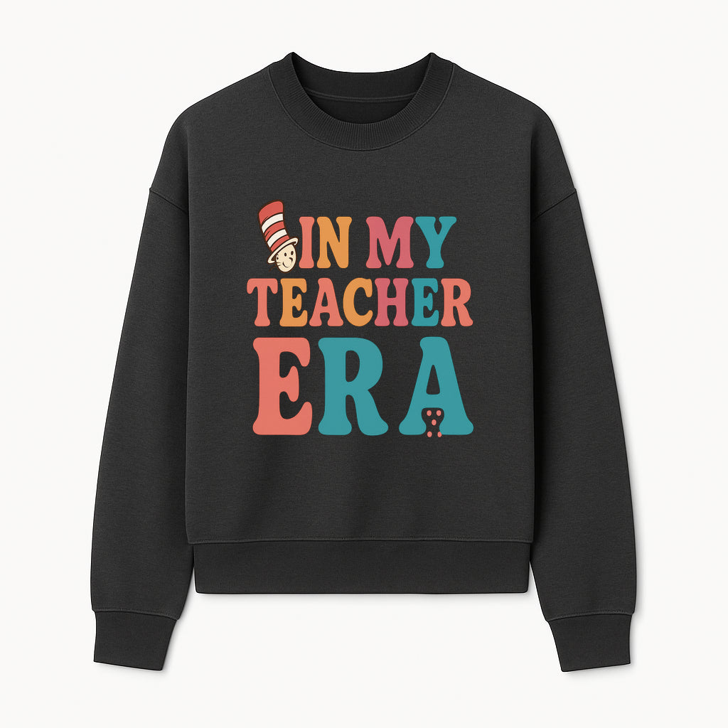In My Teacher Era Colorful Classroom Decor Graphic Tee for Teachers - Fun Teaching Appreciation Gift - Sweatshirt 1758093392416.jpg