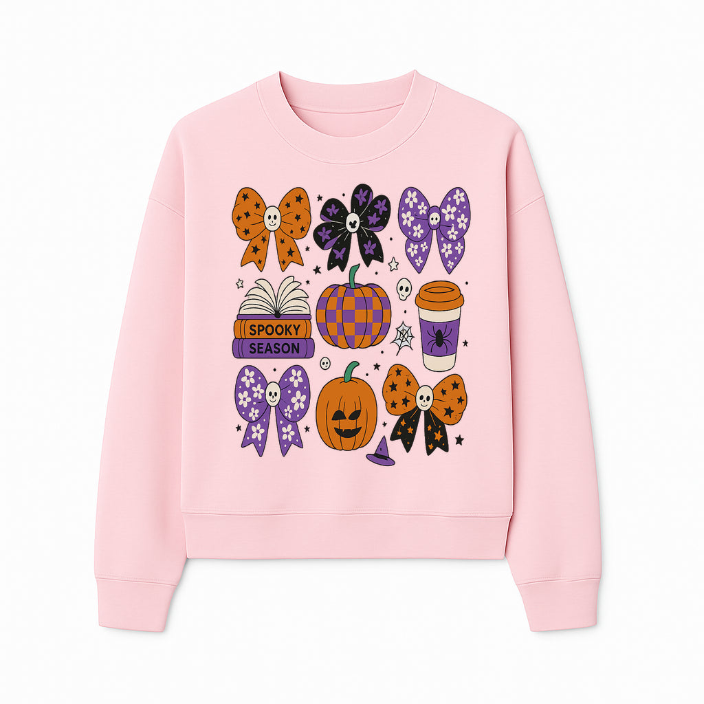 Halloween Stickers Set - Spooky Season, Pumpkins, Bows, Coffee, Flowers, Cute Skulls - Fun Fall Decor for Scrapbooking & Crafts - Sweatshirt 1758093392427.jpg