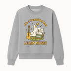 Music Learning Duck T-Shirt, Cute Guitar Design, It's a Beautiful Day, Fun Music Education Apparel for Kids and Adults - Sweatshirt 1758093392707.jpg