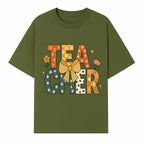 Floral Teacher Appreciation Art Print with Ribbon - Cute Gifts for Educators and Classroom Decor - T-shirt 1758093392722.jpg