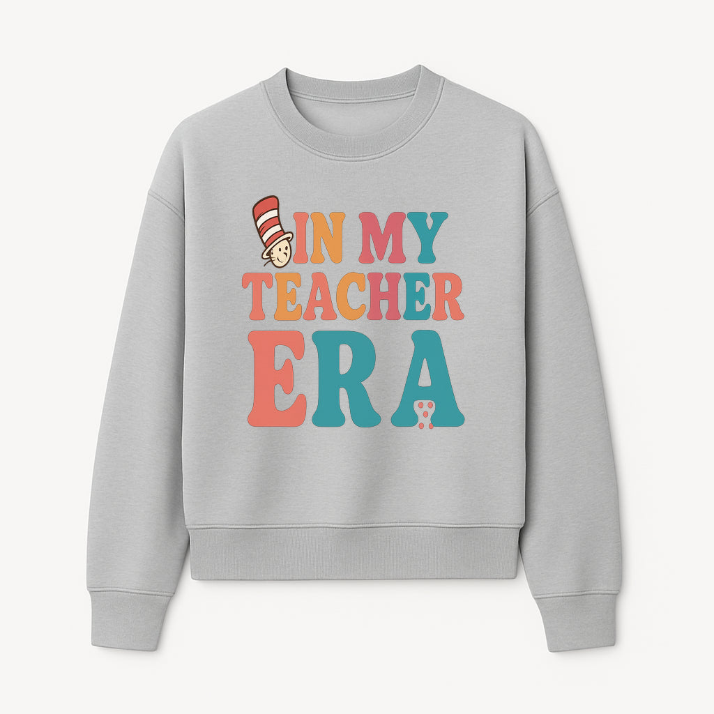 In My Teacher Era Colorful Classroom Decor Graphic Tee for Teachers - Fun Teaching Appreciation Gift - Sweatshirt 1758093392849.jpg