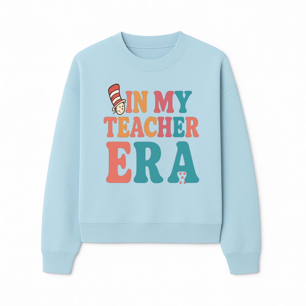 In My Teacher Era Colorful Classroom Decor Graphic Tee for Teachers - Fun Teaching Appreciation Gift - Sweatshirt 1758093393069.jpg