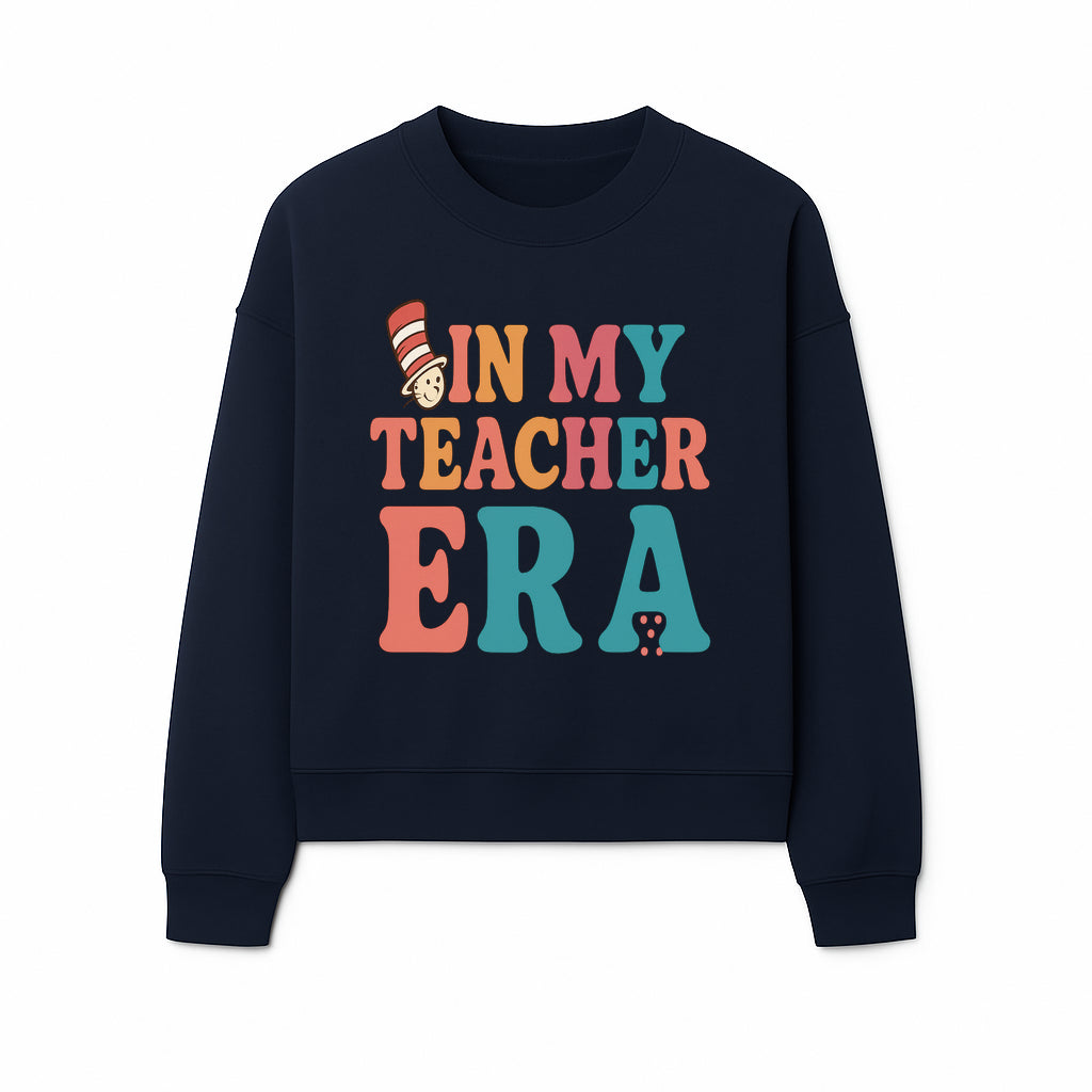 In My Teacher Era Colorful Classroom Decor Graphic Tee for Teachers - Fun Teaching Appreciation Gift - Sweatshirt 1758093393621.jpg