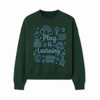 Play is Learning Kids Wall Art - Educational Nursery Decor with Rainbow, Blocks, and Fun Illustrations for Children s Room - Sweatshirt 1758093393857.jpg