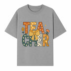 Floral Teacher Appreciation Art Print with Ribbon - Cute Gifts for Educators and Classroom Decor - T-shirt 1758093393905.jpg
