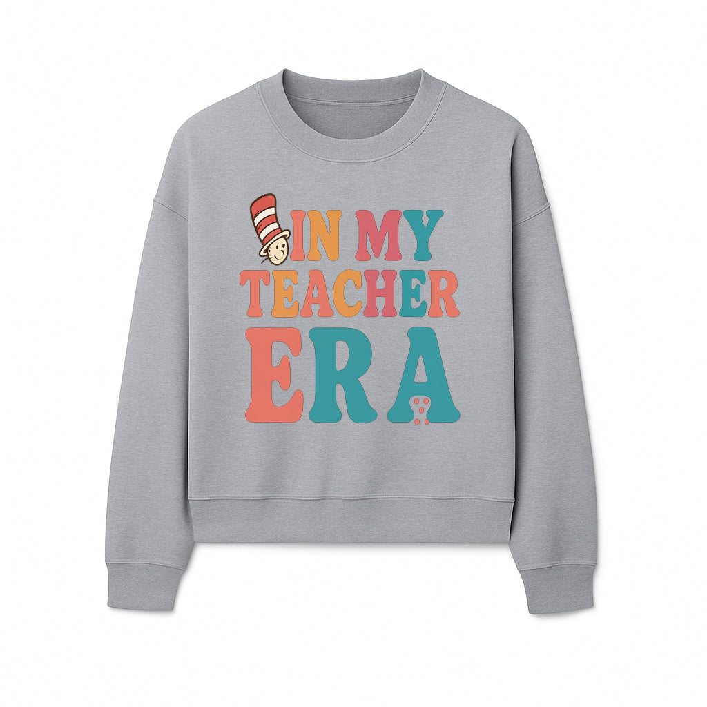 In My Teacher Era Colorful Classroom Decor Graphic Tee for Teachers - Fun Teaching Appreciation Gift - Sweatshirt 1758093393999.jpg