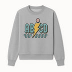 Colorful ABCD Lightning Bolt Graphic Tee for Kids - Fun, Educational, and Stylish Clothing - Sweatshirt 1758093394033.jpg