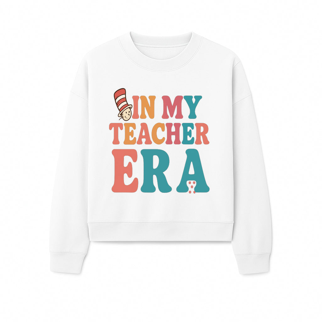 In My Teacher Era Colorful Classroom Decor Graphic Tee for Teachers - Fun Teaching Appreciation Gift - Sweatshirt 1758093394168.jpg
