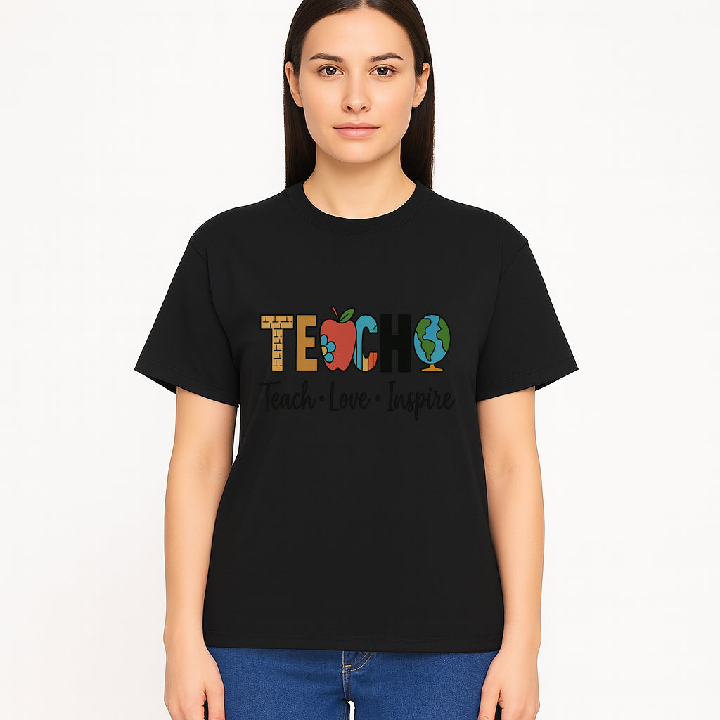 Teach Love Inspire Wall Art - Colorful Educational Decor for Teachers and Classrooms - T-shirt 1758093394443.jpg