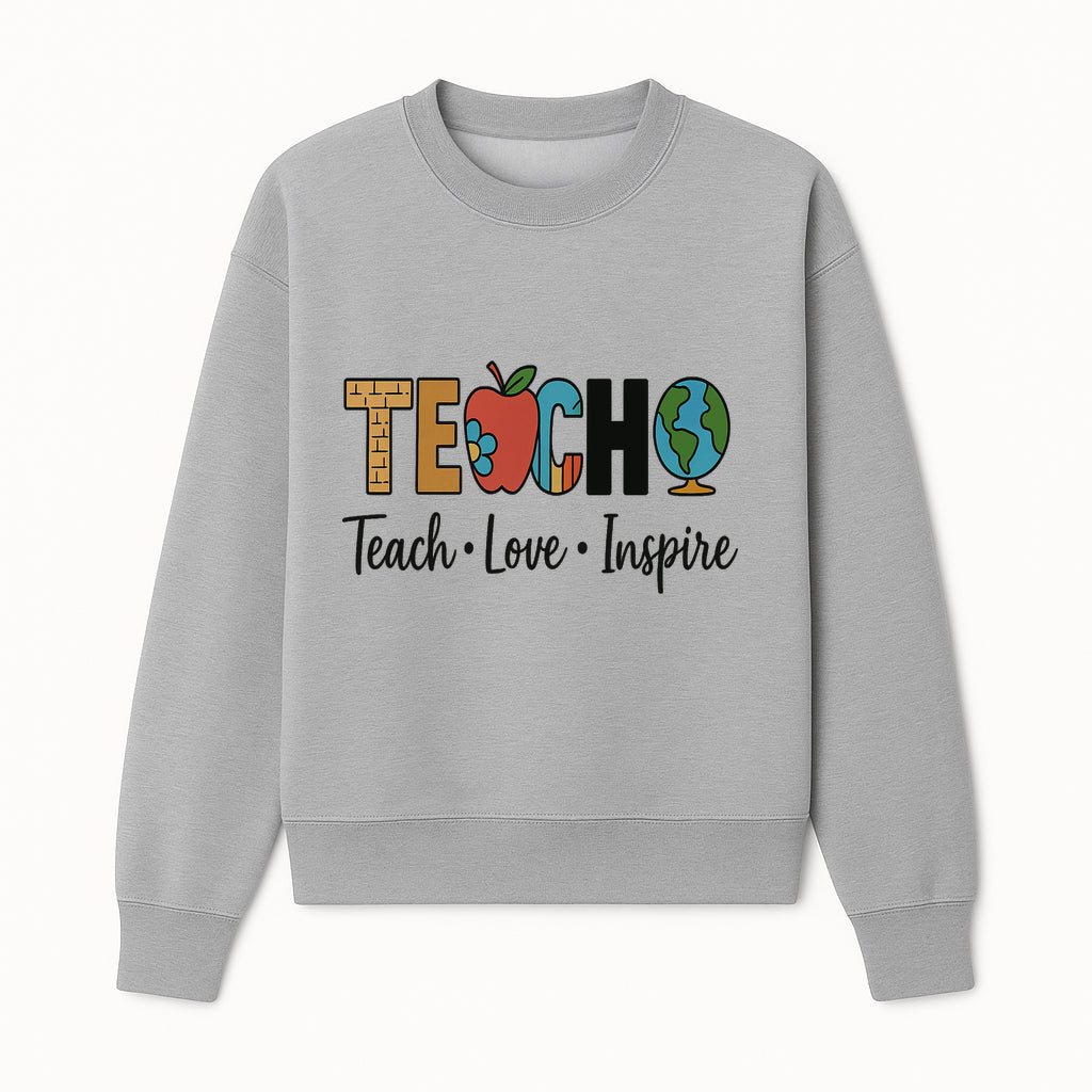 Teach Love Inspire Wall Art - Colorful Educational Decor for Teachers and Classrooms - Sweatshirt 1758093394624.jpg