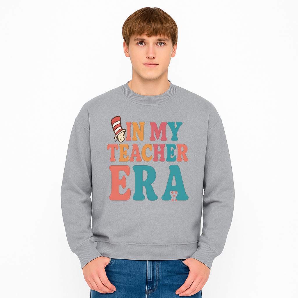 In My Teacher Era Colorful Classroom Decor Graphic Tee for Teachers - Fun Teaching Appreciation Gift - Sweatshirt 1758093395343.jpg